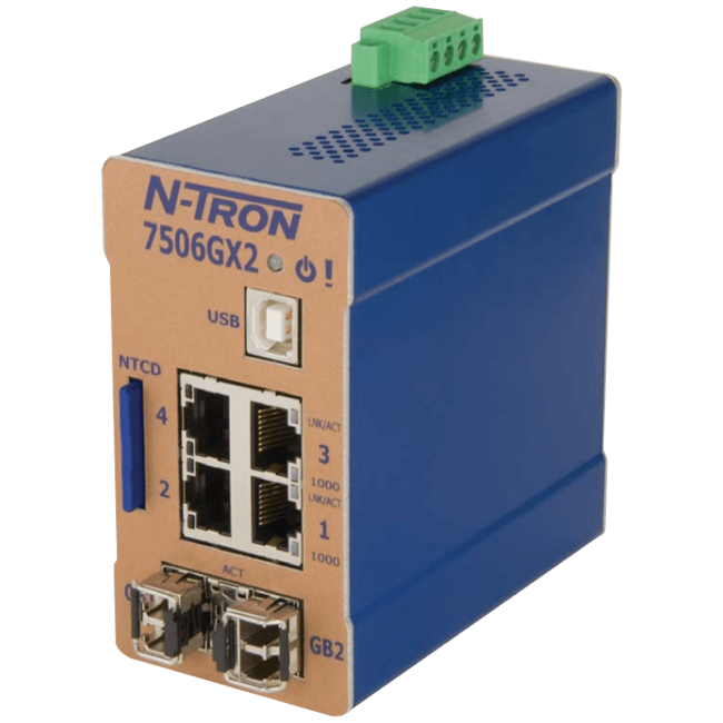 Red Lion Industrial Ethernet Switch, 7506GX2
